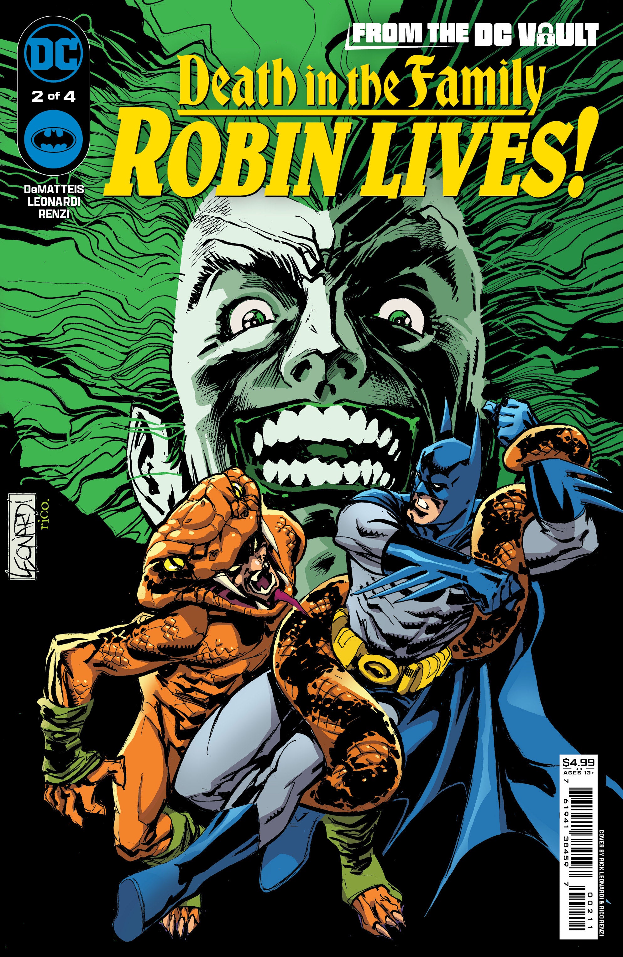 FROM THE DC VAULT DEATH IN THE FAMILY ROBIN LIVES (2024) #2 CVR A RICK LEONARDI