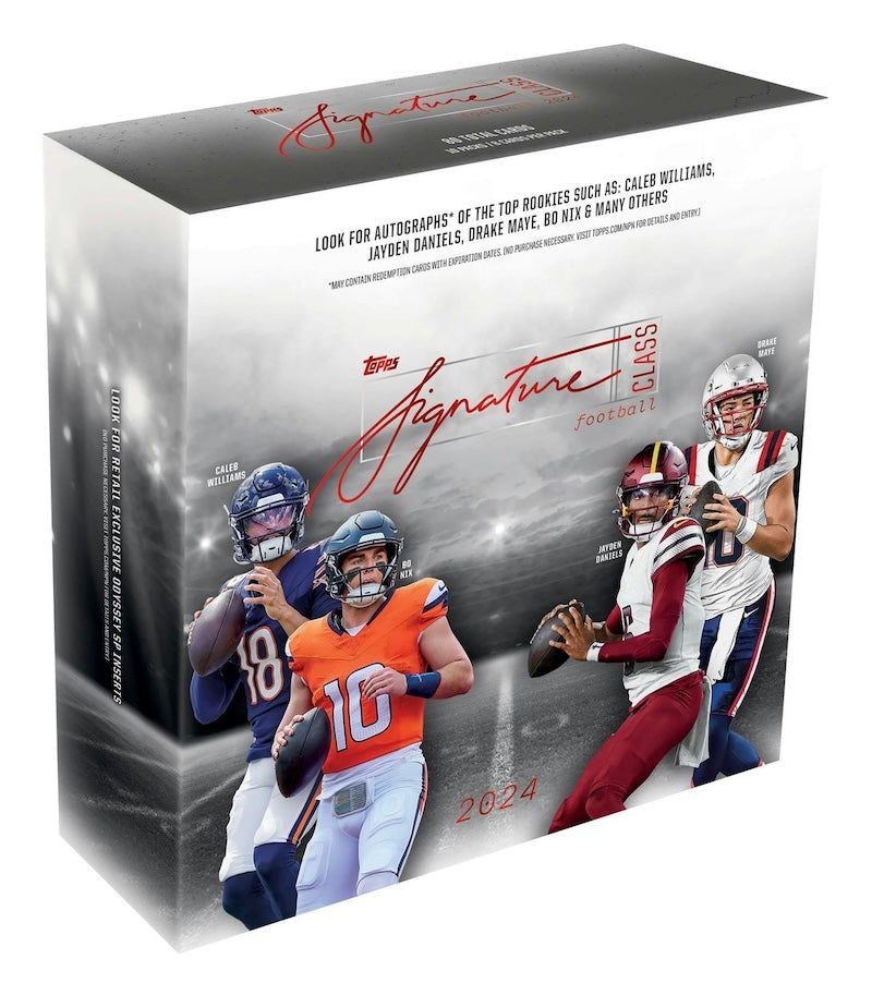 2024 TOPPS SIGNATURE CLASS NFL FOOTBALL MEGA BOX