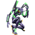 BLOKEES EVANGELION ACTION TEST TYPE EVA-01 MODEL