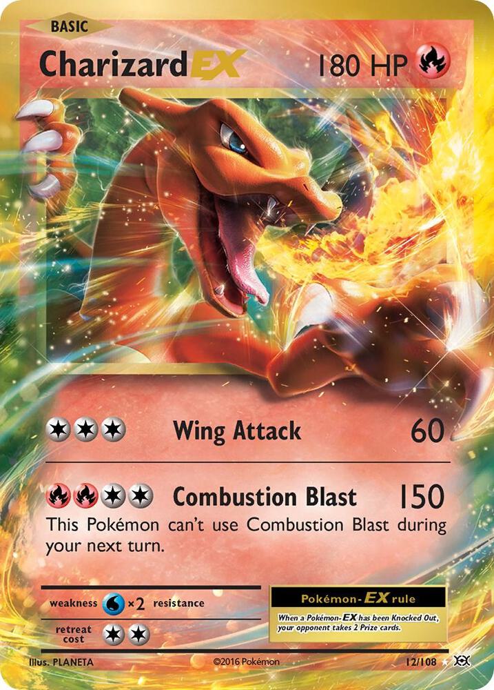 POKEMON TCG: XY EVOLUTIONS CHARIZARD EX 12/108 ULTRA RARE