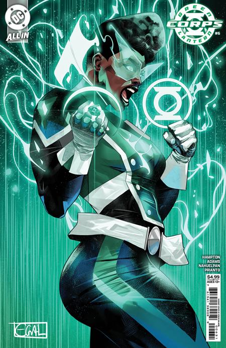 GREEN LANTERN CORPS (2025) #6 CVR B EDWIN GALMON CARD STOCK VAR