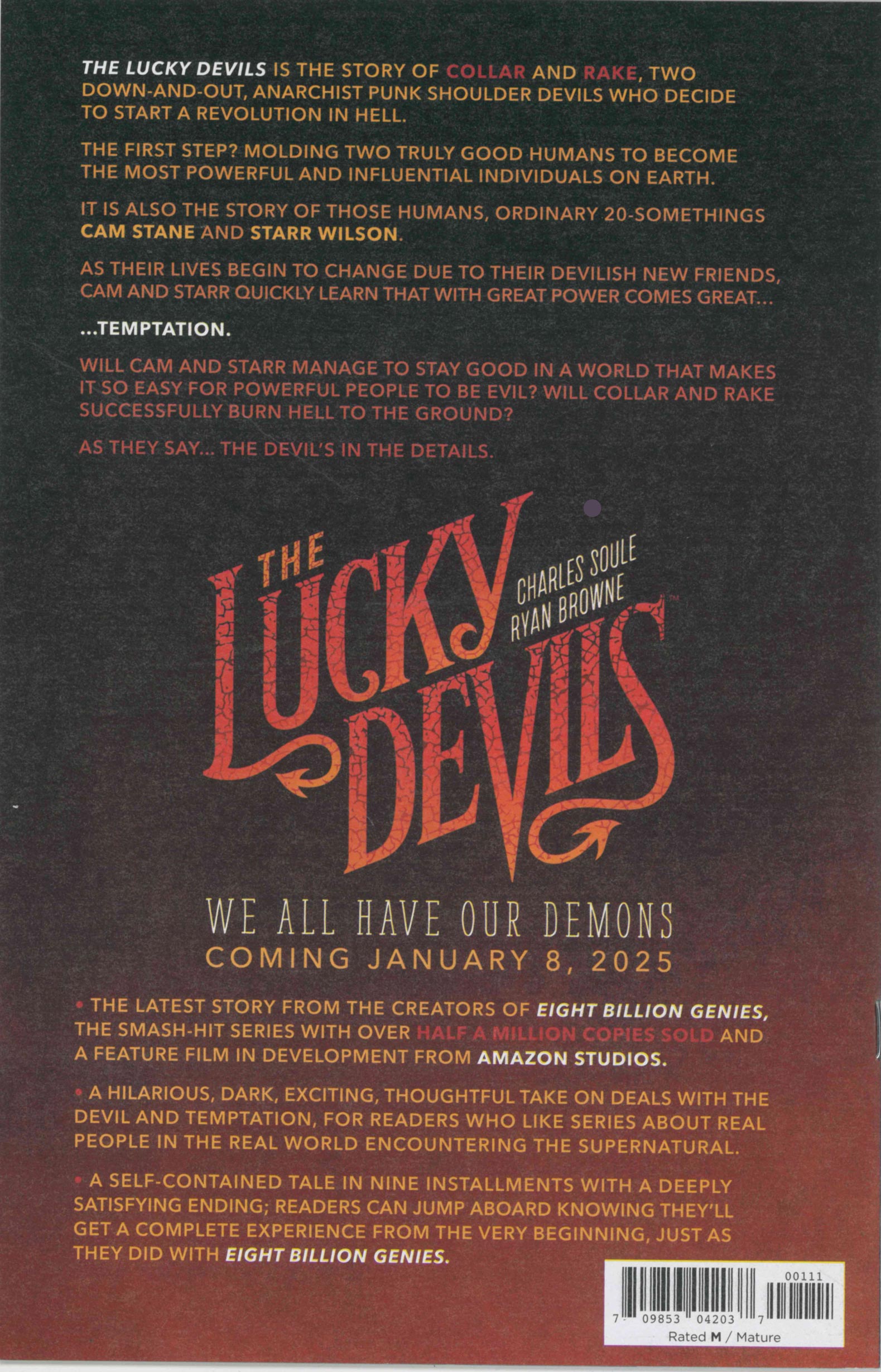 *SIGNED* LUCKY DEVILS (2025) #1 NYCC 2024 PREVIEW EDITION - SIGNED BY SOULE AND BROWN WITH REMARQUE