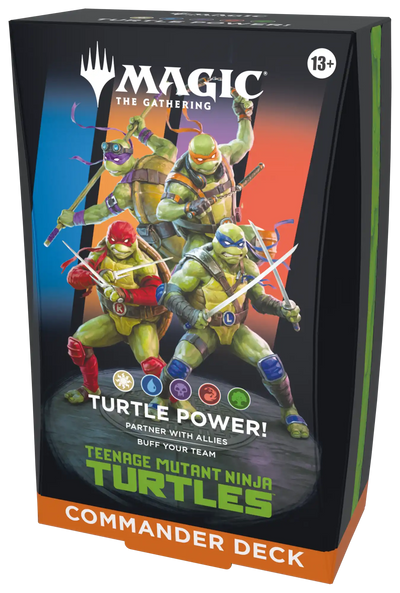 MAGIC: THE GATHERING TEENAGE MUTANT NINJA TURTLES TURTLE POWER COMMANDER DECK