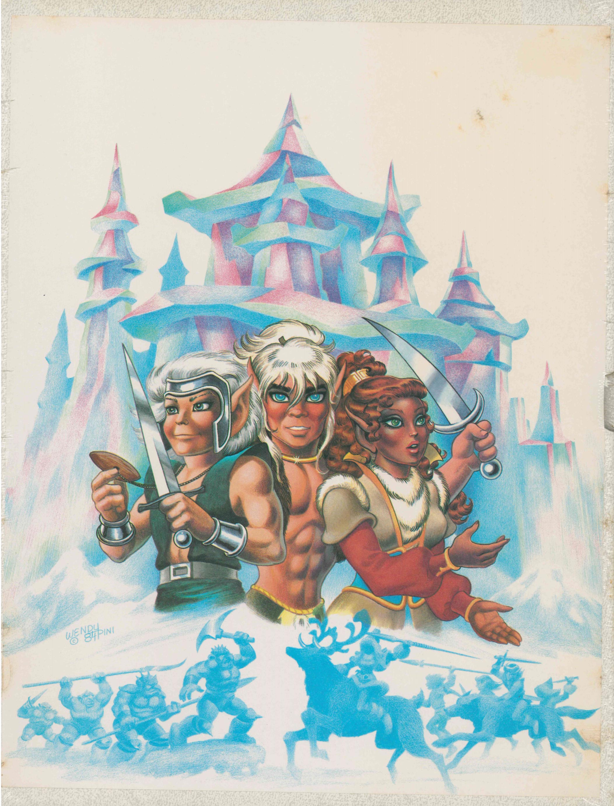 ELFQUEST HC (1984) BOOK 04 LEATHER SLIPCASE SIGNED/NUMBERED EDITION