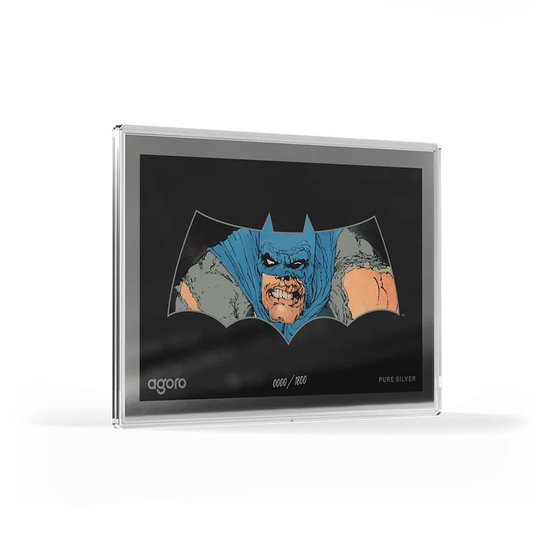 THE DARK KNIGHT RETURNS - BATMAN 5g SILVER COLLECTIBLE FOIL