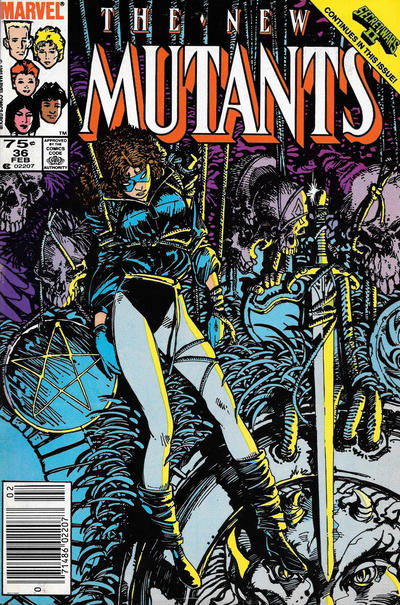 NEW MUTANTS (1983) #36 NEWSSTAND EDITION (VG/FN)