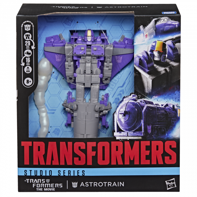 TRANSFORMERS STUDIO SERIES THE TRANSFORMERS MOVIE ASTROTRAIN AF