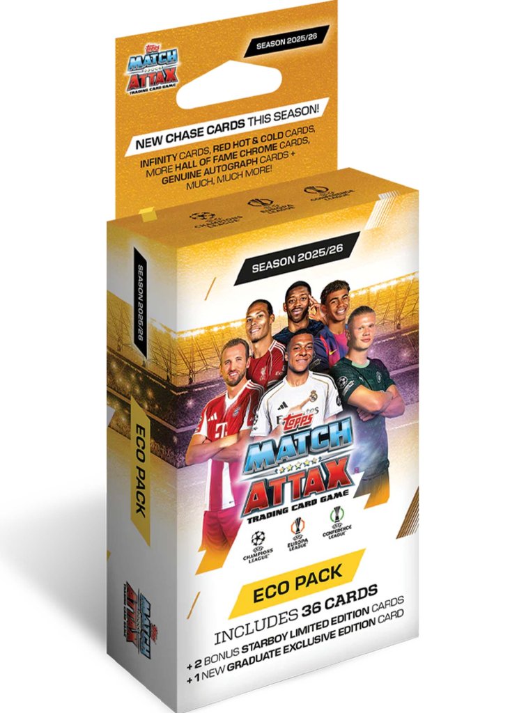 2025-26 TOPPS UCC MATCH ATTAX EXO HANGER BOX