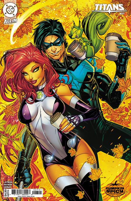 TITANS (2023) #27 CVR D JONBOY MEYERS PUMPKIN SPICY CARD STOCK VAR