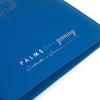 PALMS OFF GAMING COLLECTORS SERIES 9 POCKET BLUE ZIP TRADING CARD BINDER