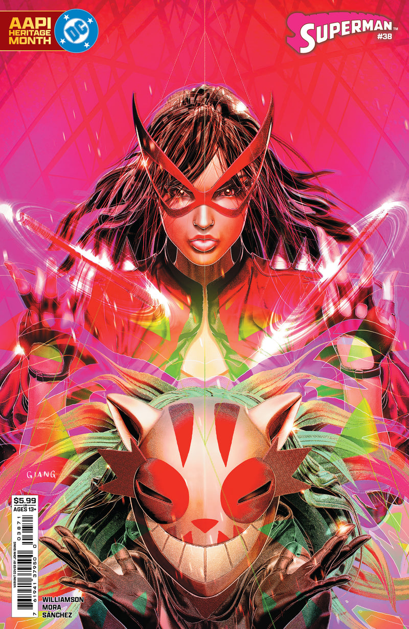 SUPERMAN (2023) #38 CVR G JOHN GIANG AAPI HERITAGE MONTH CARD STOCK VAR (THE REIGN OF THE SUPERBOYS)