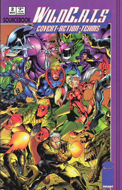 WILDCATS SOURCEBOOK (1993) - SET OF TWO