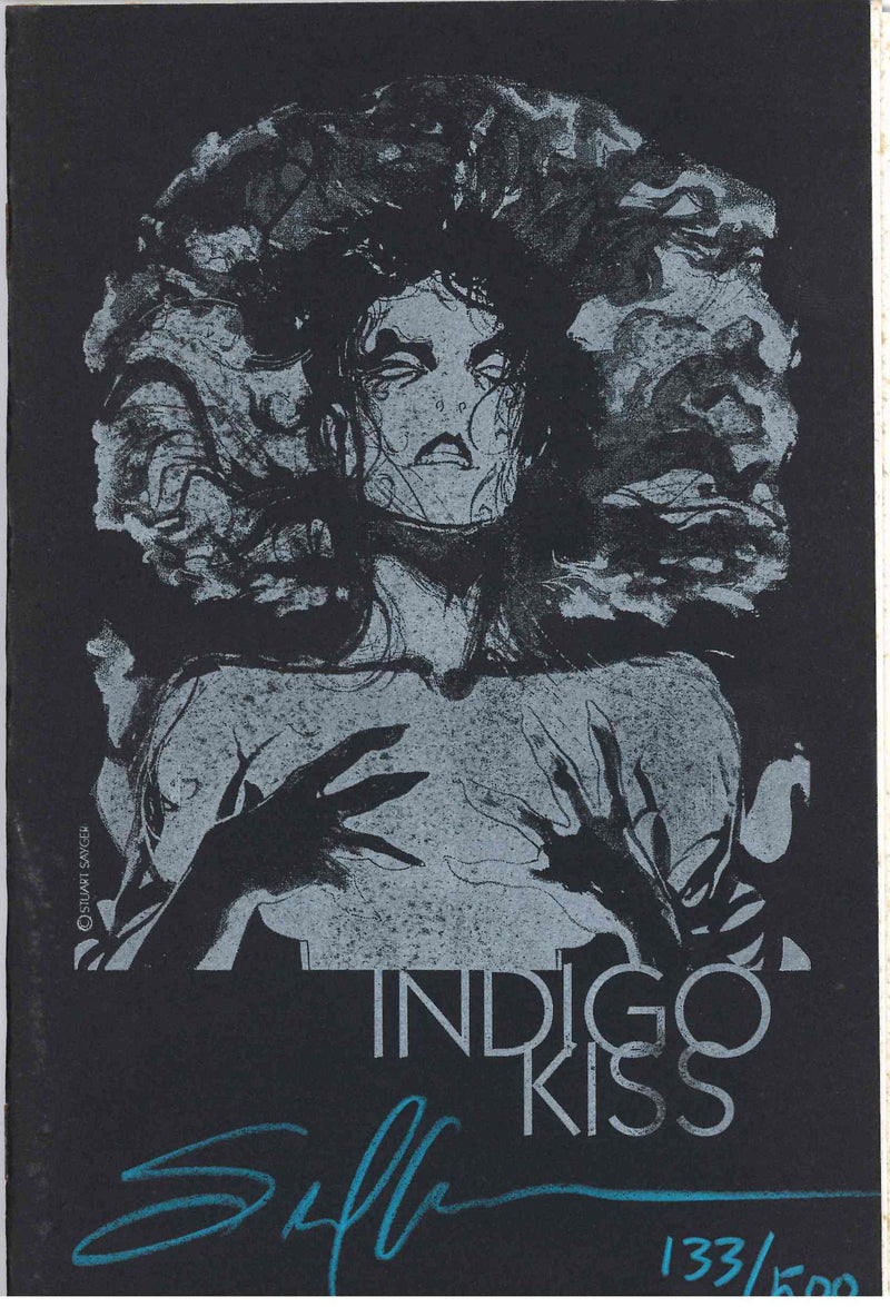 *SIGNED* STUART SAYGAR INDIGO KISS SKETCHBOOK (2014) - LIMITED #133/500