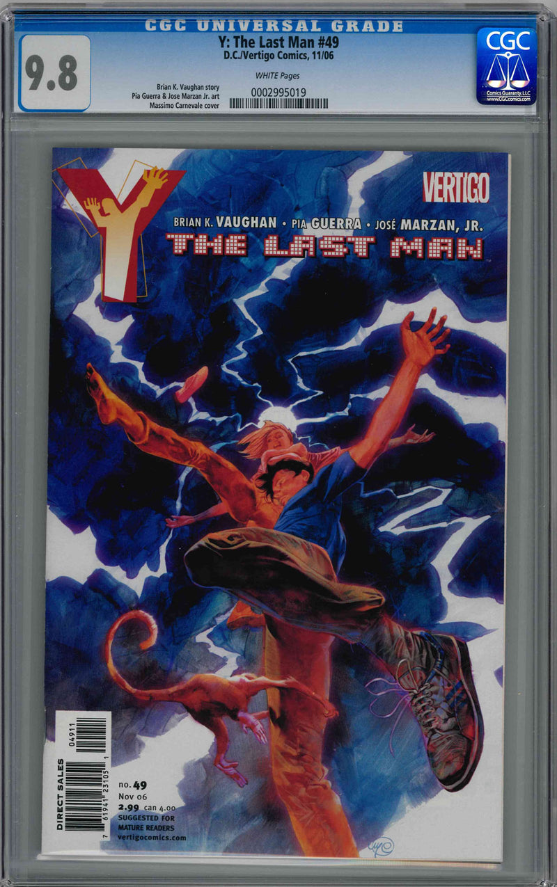 CGC Y: THE LAST MAN (2002) #49 (9.8)