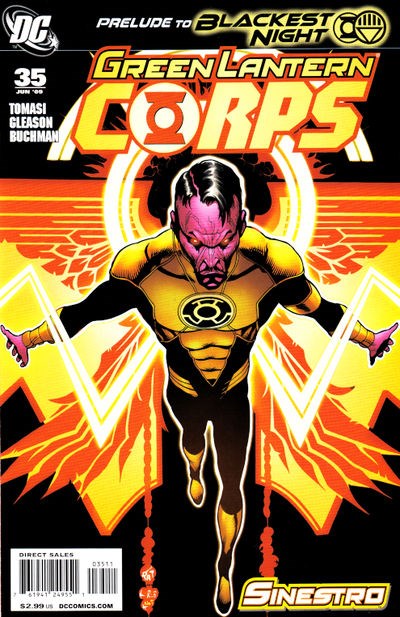 GREEN LANTERN CORPS VOL 2 #35 CORRECTED COPY