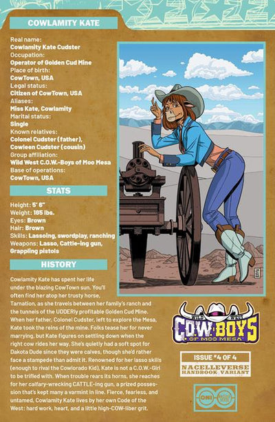WILD WEST COW-BOYS OF MOO MESA (2025) #4 CVR C AJ JOTHIKUMAR HANDBOOK VAR