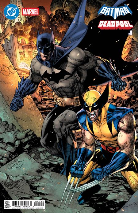 BATMAN DEADPOOL (2025) #1 (ONE SHOT) CVR K JIM LEE BATMAN WOLVERINE CARD STOCK VAR