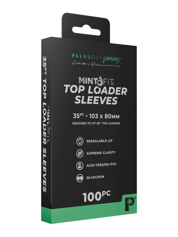 PALMS OFF GAMING MINTFIT TOP LOADER SLEEVES 35PT