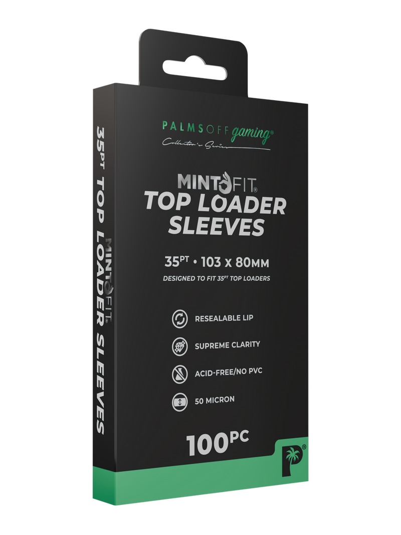PALMS OFF GAMING MINTFIT TOP LOADER SLEEVES 35PT
