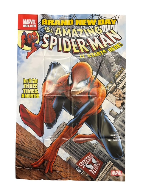 AMAZING SPIDER-MAN (1998) #546 FACSIMILE EDITION (2026) FOLDED PROMO POSTER