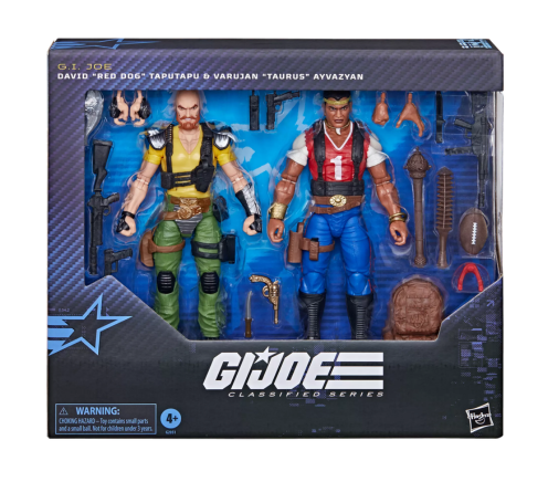 GI JOE CLASSIFIED SERIES #193 DAVID "RED DOG" TAPUTAPU & VARUJAN "TAURUS" AYVAZYAN AF