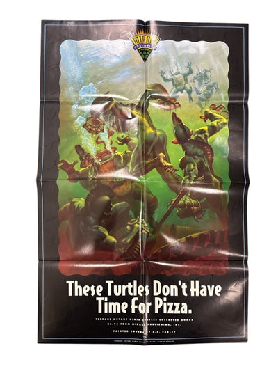 VINTAGE (1991) MIRAGE STUDIOS TEENAGE MUTANT NINJA TURTLES POSTER
