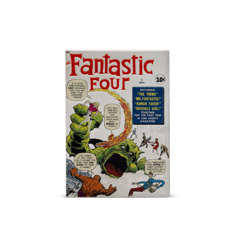 MARVEL ART IN MOTION - FANTASTIC FOUR #1 1oz SILVER COMIX COIN