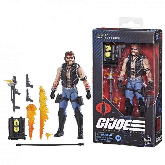 GI JOE CLASSIFIED SERIES #123 COBRA DREADNOK TORCH AF