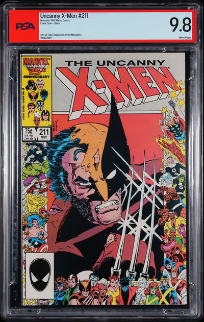 UNCANNY X-MEN (1986) #211 DIRECT PSA 9.8