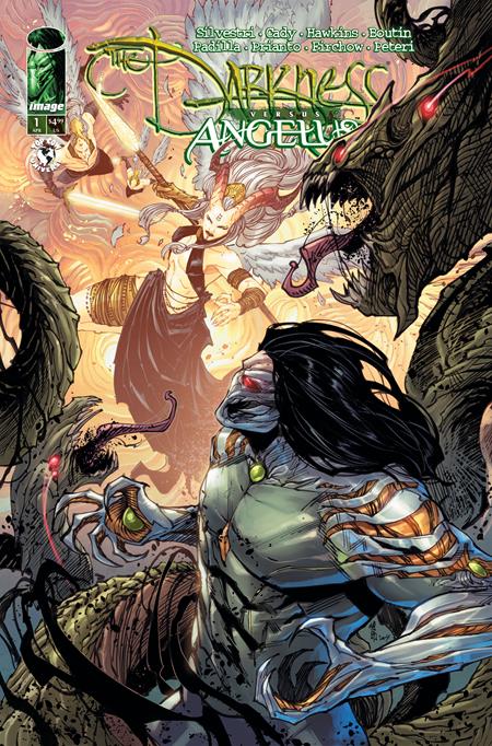 DARKNESS VS ANGELUS (2026) #1 (ONE SHOT) CVR A GIUSEPPE CAFARO & ARIF PRIANTO