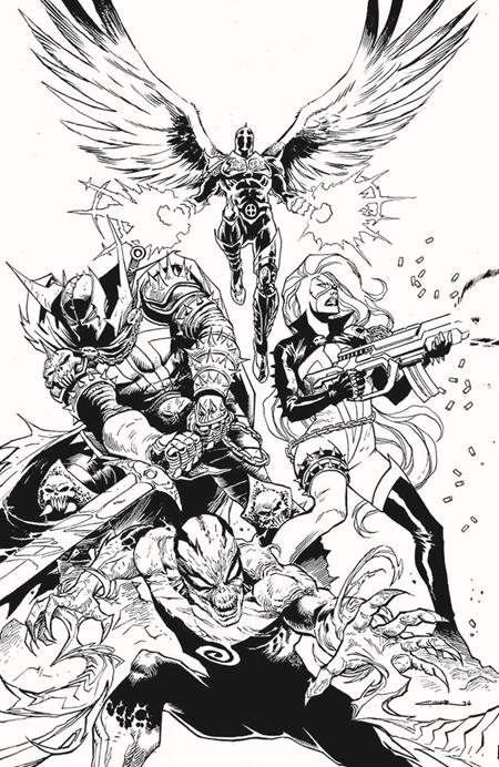 SPAWN SCORCHED (2021) #56 CVR B YILDIRAY CINAR B&W VIRGIN VAR