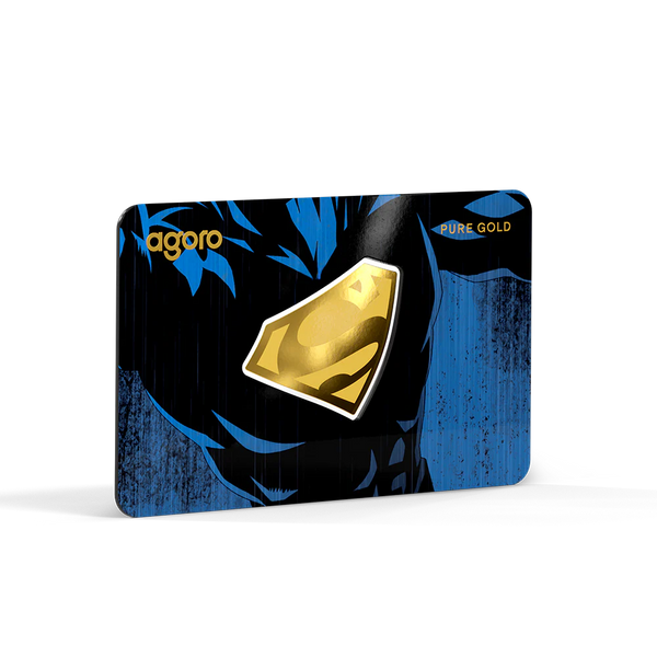 SUPERMAN'S EMBLEM 0.1g GOLD COLLECTIBLE COIN