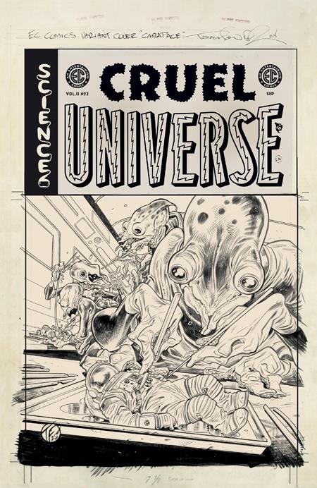EC CRUEL UNIVERSE 2 (2025) #2 CVR D INC 1:20 TOM FOWLER B&W ARTIST EDITION VAR