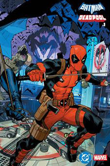 BATMAN DEADPOOL (2025) #1 (ONE SHOT) CVR B DAN MORA BATMAN DEADPOOL WRAPAROUND CARD STOCK VAR