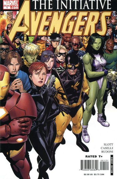 AVENGERS THE INITIATIVE (2007) #1 CVR B