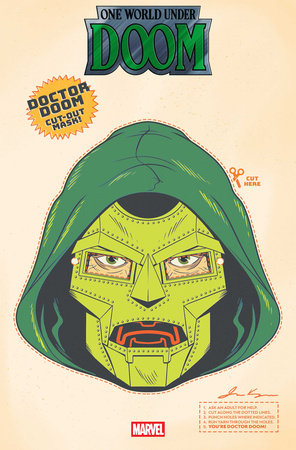 ONE WORLD UNDER DOOM (2025) #7 RETRO HALLOWEEN MASK VAR