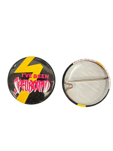 VINTAGE MARVEL COMICS "IVE BEEN SPELLBOUND" PROMO PIN (1987)