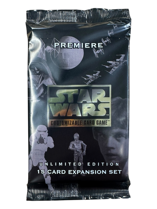 1995 STAR WARS PREMIERE CUSTOMIZABLE CARD GAME BOOSTER PACK (UNLIMITED)