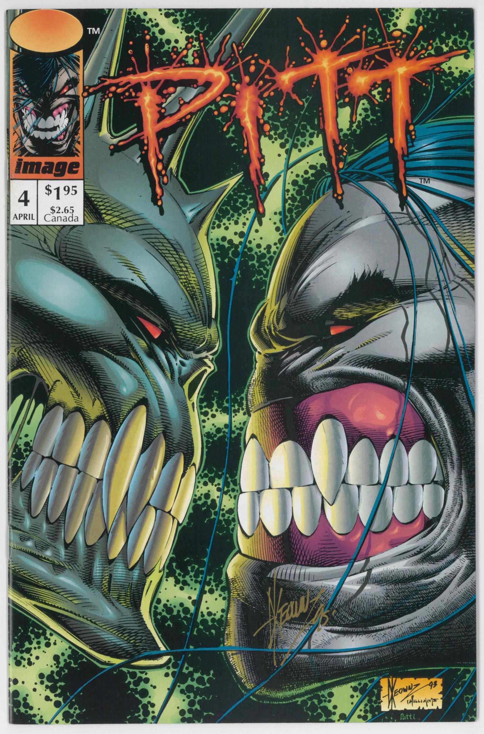 PITT (1993) #4 - SIGNED BY DALE KEOWN
