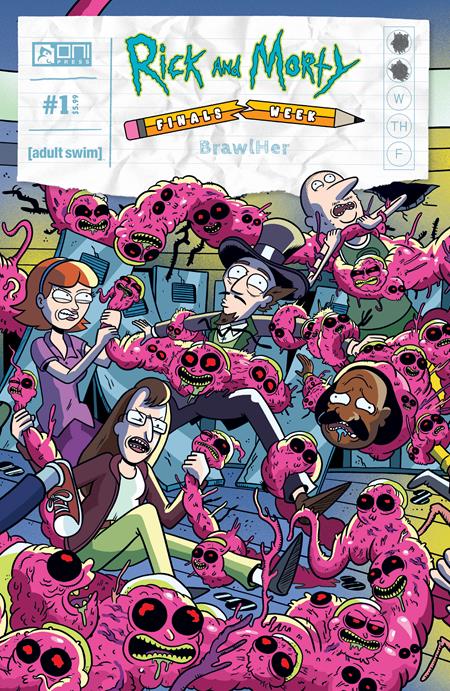 RICK AND MORTY PRESENTS FINALS WEEK BRAWLHER (2024) #1 CVR C INC 1:10 MARC ELLERBY INTERCONNECTING VAR
