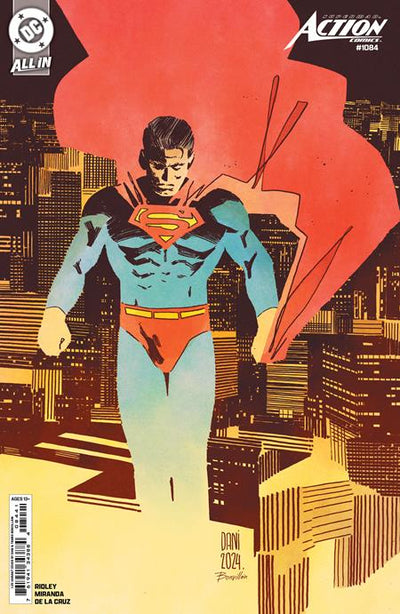 ACTION COMICS (2016) #1084 CVR E INC 1:25 DANI CARD STOCK VAR