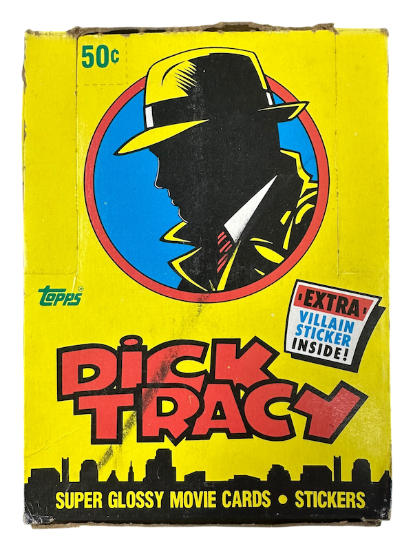 1990 TOPPS DICK TRACY MOVIE CARD BOX