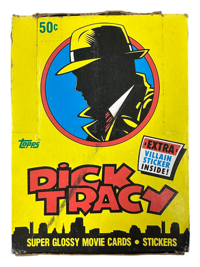 1990 TOPPS DICK TRACY MOVIE CARD BOX