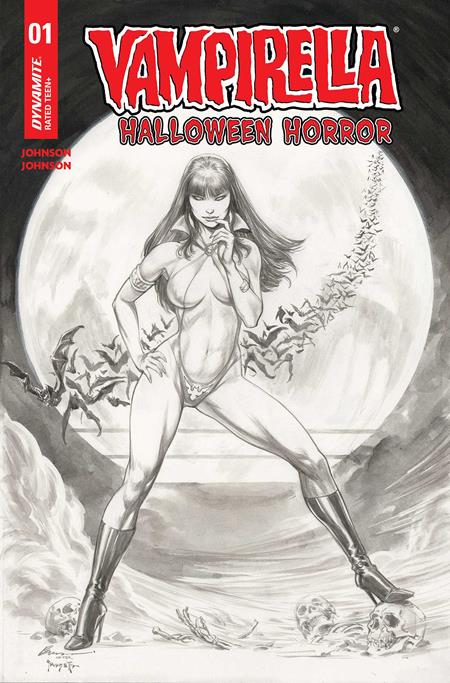 VAMPIRELLA HALLOWEEN HORROR (2025) #1 (ONE SHOT) CVR R INC 1:7 BUZZ LINE ART FOIL FOC BONUS VAR