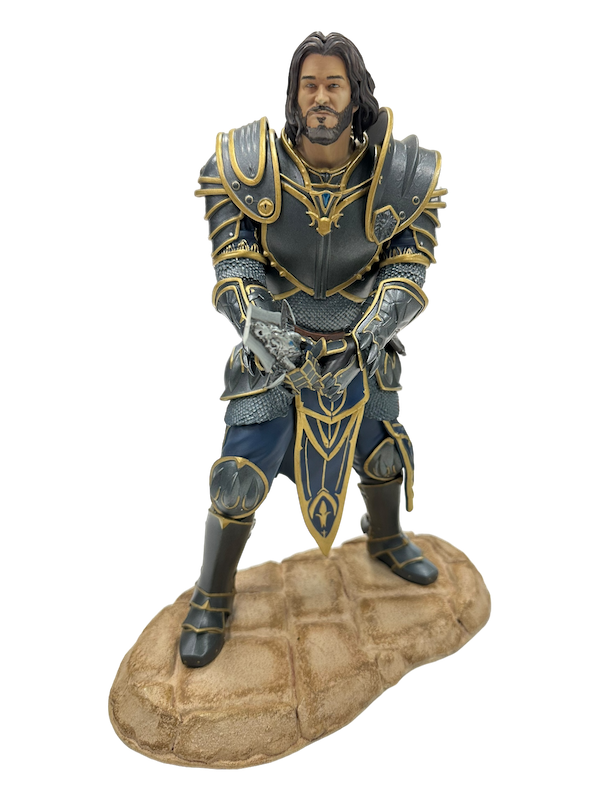 (DAMAGED) WARCRAFT MOVIE LOTHAR STATUE