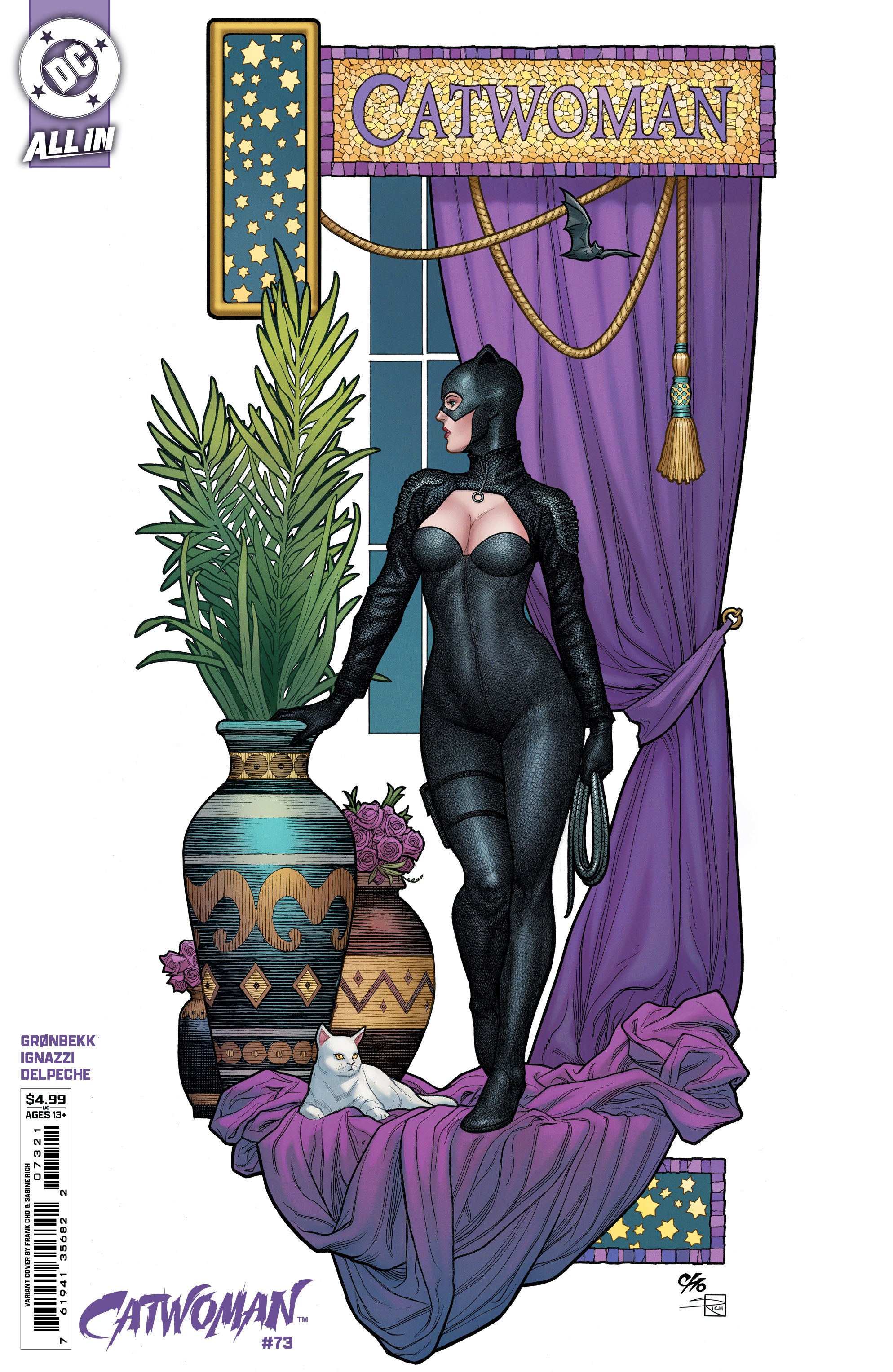 CATWOMAN (2018) #73 CVR B FRANK CHO CARD STOCK VAR