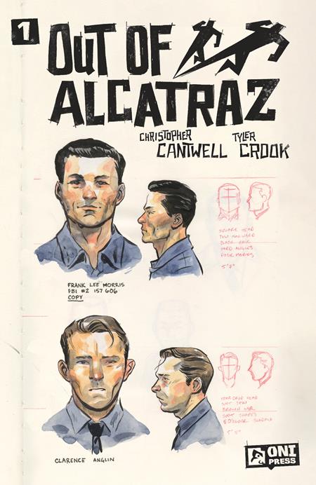 OUT OF ALCATRAZ (2025) #1 CVR D INC 1:10 TYLER CROOK SKETCHBOOK VAR