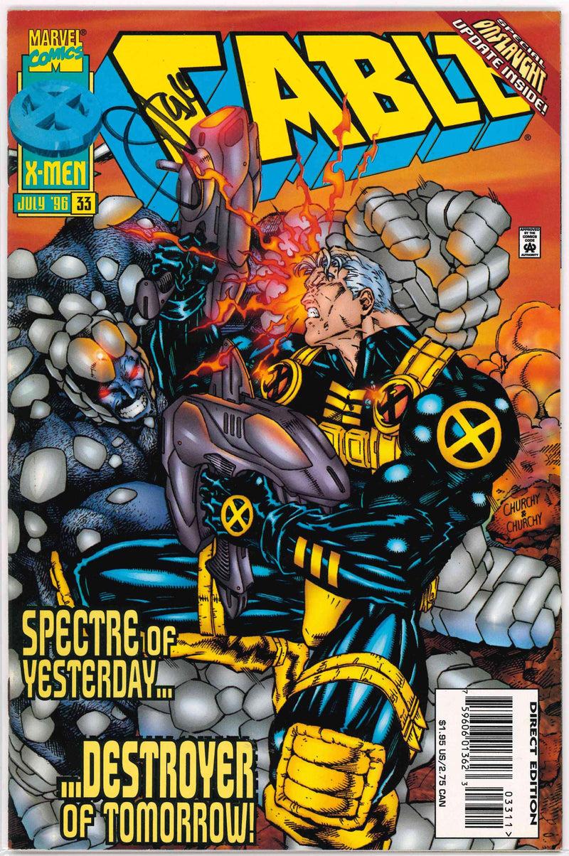 CABLE (1993) #33 SIGNED BY JEPH LOEB