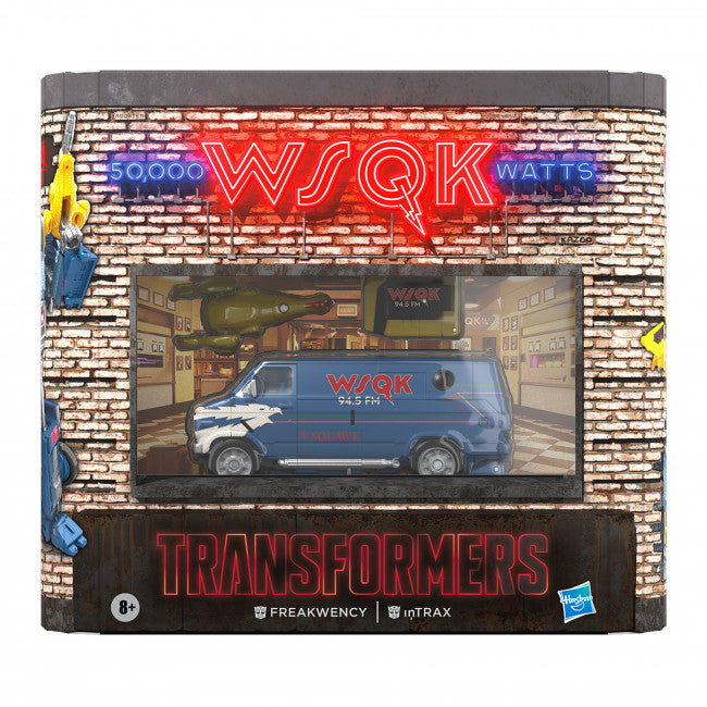 TRANSFORMERS STRANGER THINGS FREAKWENCY AND 8-TRAX AF