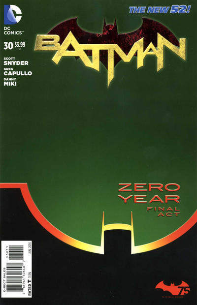 BATMAN (2011) #30 (ZERO YEAR) (VF/NM)